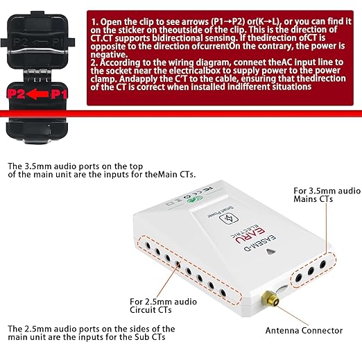 Smart Home Energy Monitor with 16 50A and 3-200A Circuit Level Sensors - Image 4