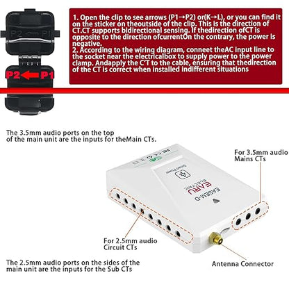 Smart Home Energy Monitor with 16 50A and 3-200A Circuit Level Sensors - Image 4