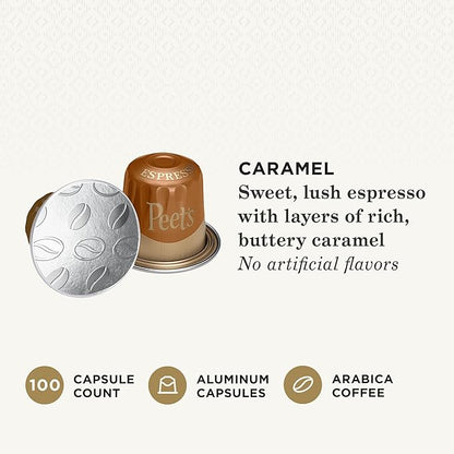 Peet's Coffee, Medium Roast Espresso Capsules, Compatible - Image 3