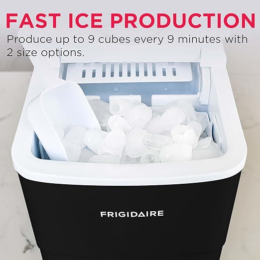 Frigidaire, 26 Lbs Portable Compact Icemaker, Ice Making Machine - Image 4