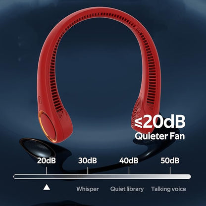 Portable Neck Fan, Hands Free Bladeless Fan, 360° Cooling Personal Fan - Image 5