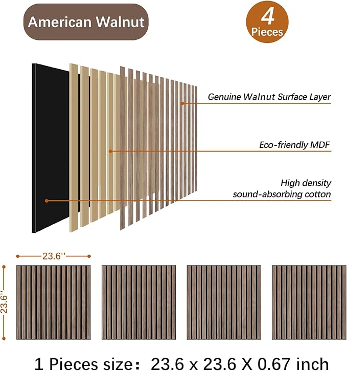 ARMURO Wood Slat Wall Panel - Image 2