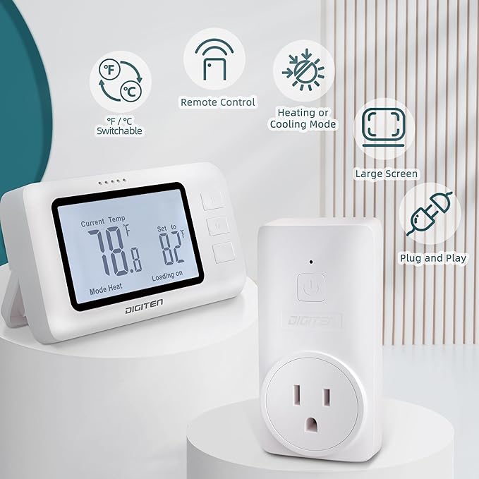 DIGITEN Wireless Thermostat WTC100 Pro Temperature Controller - Image 3