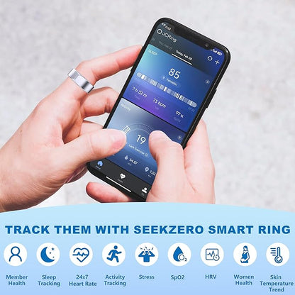 Smart Ring for Women Men, Valentine's Day Gifts, Minimalist Fitness Ring - Image 3
