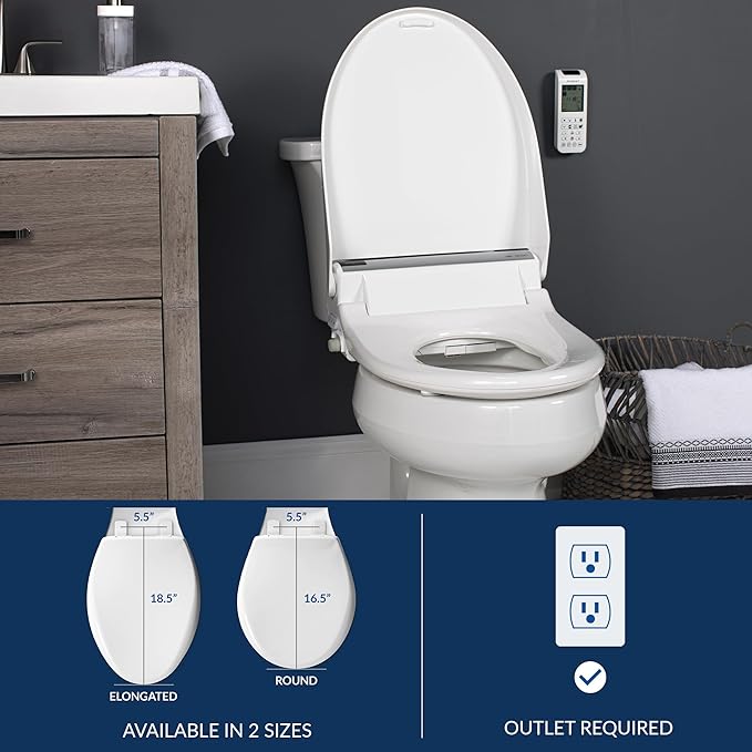 Bio Bidet BB2000 Electric Bidet Toilet Seat, Warm Water - Image 9