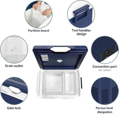 Car Refrigerator Portable 12V Fridge 32 Quart 12 Volt Freezer Compressor Cooler - Image 7