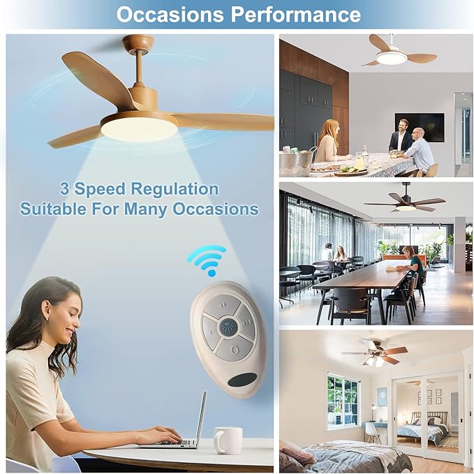 Universal Ceiling Fan Remote Control Kit Dimmable, Replacement - Image 9