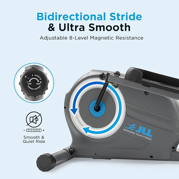 JLL Smart Upright Elliptical & Full-Body Cross Trainer – Compact, Low-Impact - Image 4