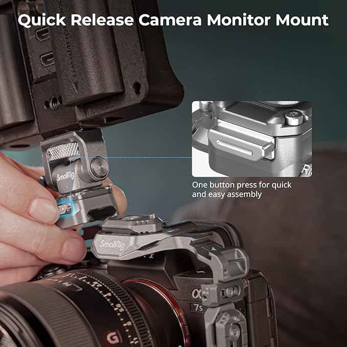 SMALLRIG Quick Release Camera Monitor Mount - Image 3