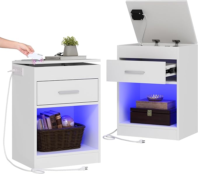 Auromie Set of 2 Nightstand by AuromieDirect