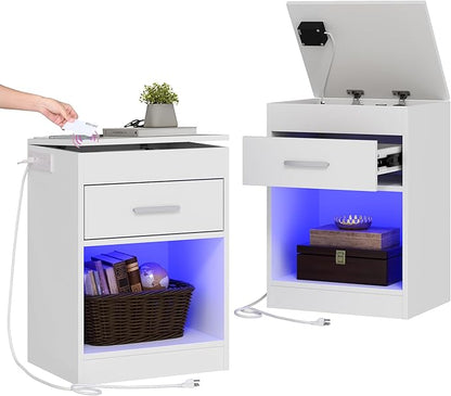 Auromie Set of 2 Nightstand by AuromieDirect