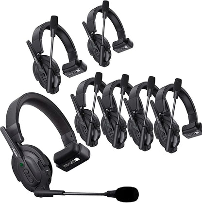 Accsoon Como MIC02-1H4R Wireless Headset Intercom System 7-Person Full Duplex by Accsoon