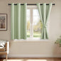 JIUZHEN Blackout Curtains with Tiebacks by JIUZHEN