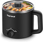 Topwit Hot Pot Electric, Electric Pot, 1.6L Ramen Cooker, Shabu-Shabu, Soup and by TOPWIT