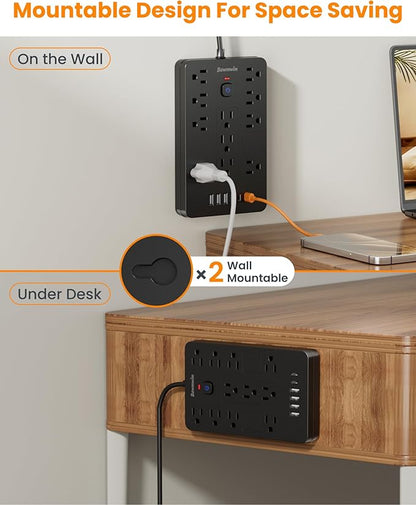 Bawmwim Surge Protector Power Strip - Image 4