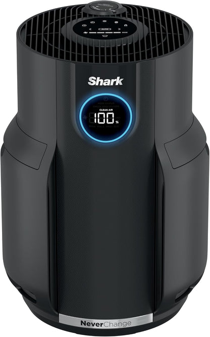 shark neverchange air purifier, hp152, charcoal, main product view