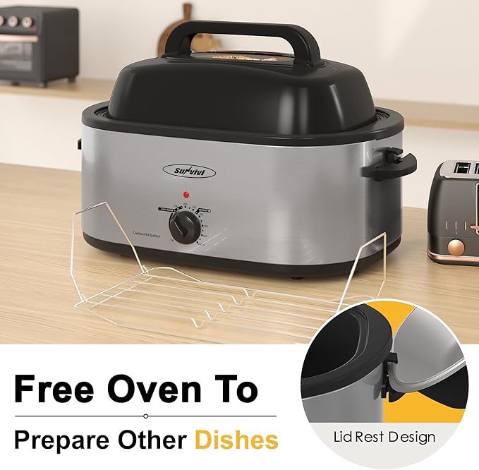 Sunvivi Roaster Oven, Electric Roaster Oven - Image 3