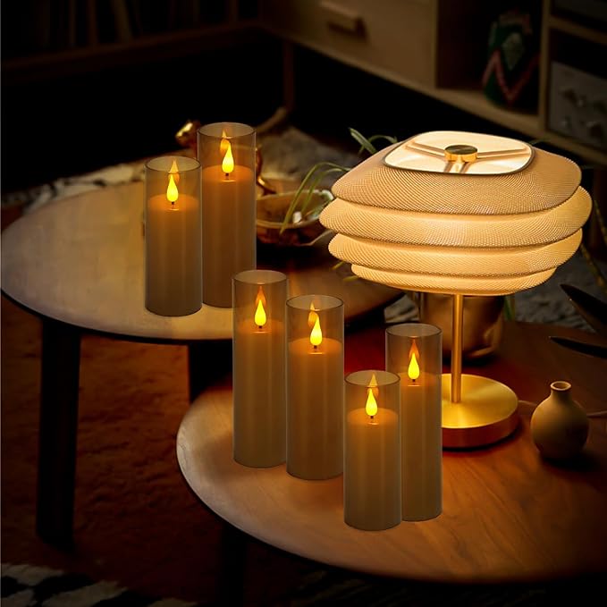 Halloween Decoration Flickering Flameless Candles Battery Operated Timer Led - Image 5