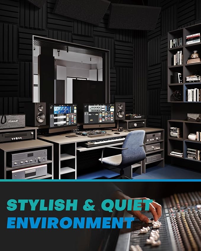 36Packs Curved Sound Proof Foam Panels - Image 4
