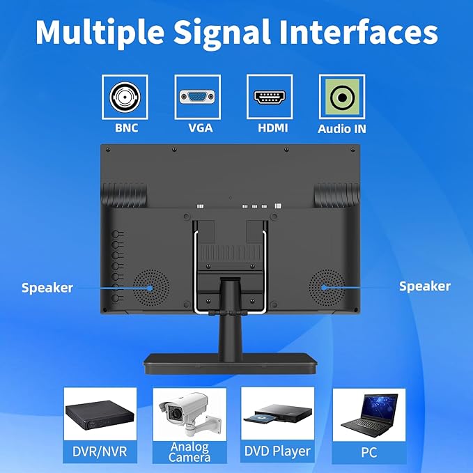 12.5 inch Security Monitor, Small Monitor - Image 4