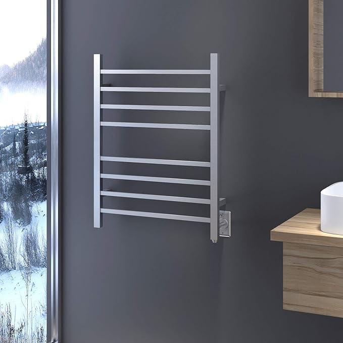 HEATGENE Towel Warmer, Heated Towel Warmer Rack, Wall-Mounted Hardwired/Plug-in - Image 9