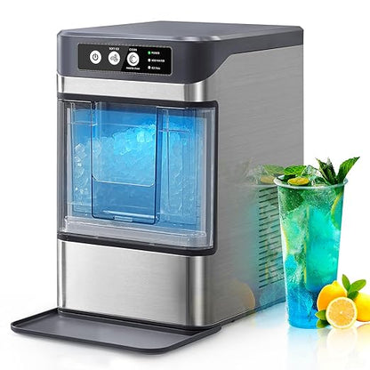 Nugget Ice Maker Countertop, Chewable Pellet Ice Machine, Portable Ice Machine - Image 9