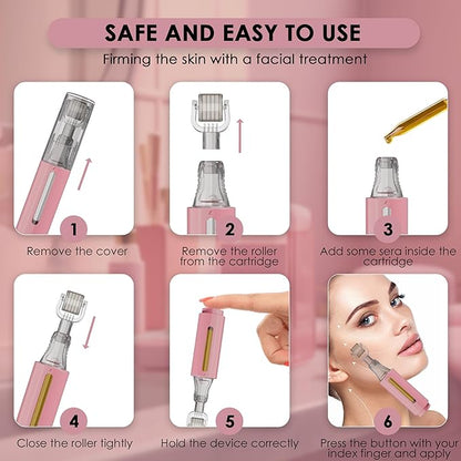 Derma roller with Reservoir for Lips, Stretch Marks, Hyperpigmentation INSTANT - Image 3