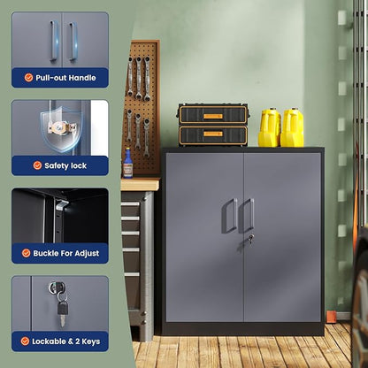 Yizosh Metal Garage Storage Cabinet - Image 6
