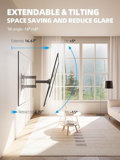 USX STAR UL Listed Full Motion TV Wall Mount - Image 5