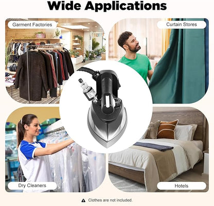 Industrial Gravity Feed Steam Iron 1200W Commercial Electric Iron - Image 8