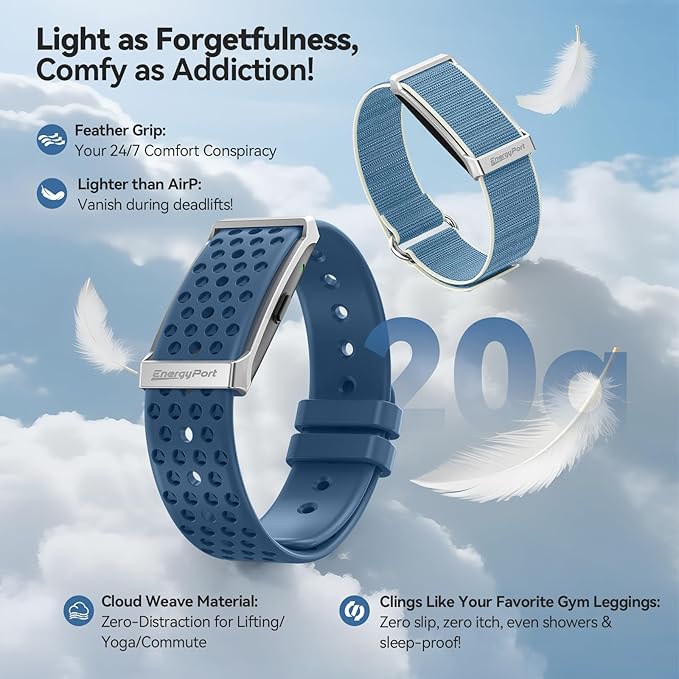 EnergyPort Smart Bracelet with Blood Oxygen/Blood Pressure Monitor, 60-Day - Image 3