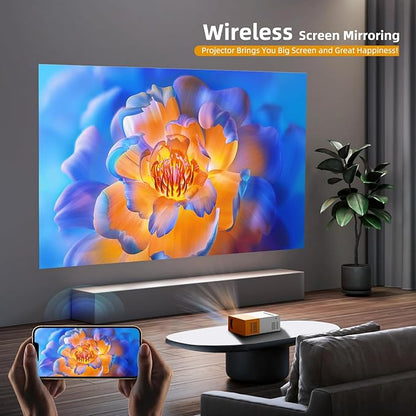 PVO Projector WiFi Portable Mini Projectors 1080P, Phone Screen Can Be Mirrored - Image 6