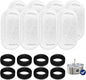 PawsPik SS-01 Pet Water Fountain Replacement Filters, 8 by PawsPik