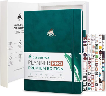 Clever Fox Planner Pro Premium – Luxurious Weekly & Monthly Planner by CleverFox