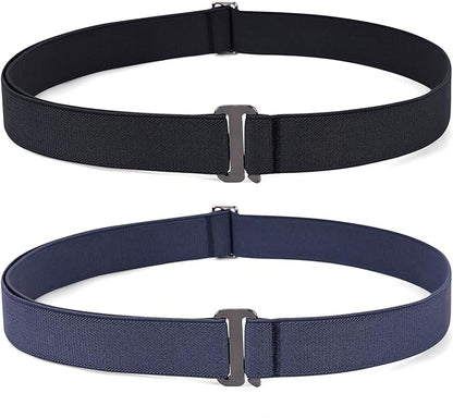 JASGOOD Women No Show Stretch Belt Elastic Web Strap Belt by JASGOOD