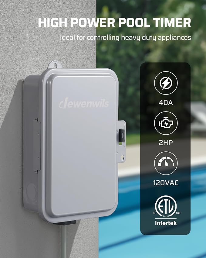 DEWENWILS 24-Hour Mechanical Timer Switch - Image 2