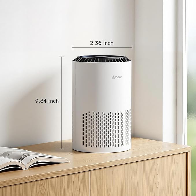 AROEVE Air Purifiers for Bedroom Home, Air Purifier For Smoke Pollen Dander - Image 8