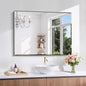 CILIBER Beveled Bathroom Mirror, 30x40 Large Frameless Mirrors by CILIBER