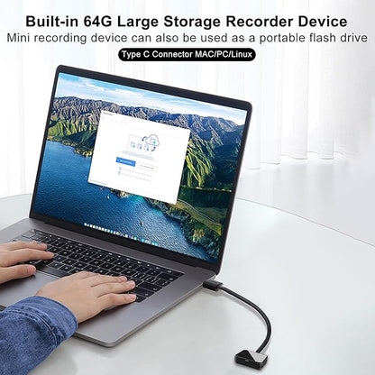 64GB Magnetic Voice Recorder- Mini Voice Recorder - Image 7