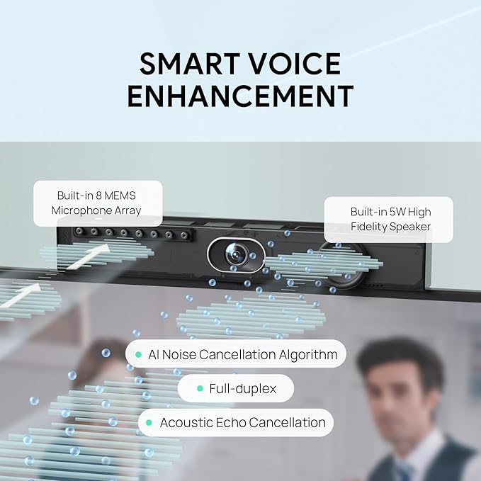 Yealink UVC40 E2 USB Conference Room Camera System 4K Video Conference Camera - Image 4
