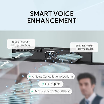 Yealink UVC40 E2 USB Conference Room Camera System 4K Video Conference Camera - Image 4