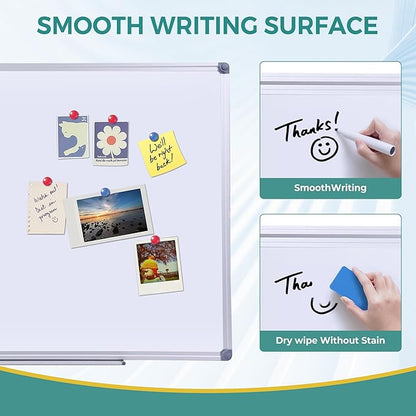 2 Pack 48 x 36 Large Magnetic Dry Erase Board - Image 2