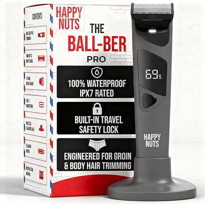HAPPY NUTS The Ballber Pro Electric Groin & Body Hair Trimmer by HappyNuts
