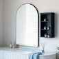 24x36 Inch Premium Black Arched Tempered Glass Mirror Shatter Resistant No by MYlovelylands