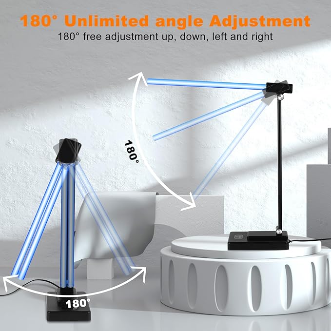 Home Disinfection Device, UV Light Sanitizer, UVC 38W Ultraviolet Light - Image 2