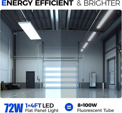 Barrina 1x4 LED Flat Panel Light, 8640LM 72W, 0-10V Dimmable, Brightness & 5CCT - Image 5