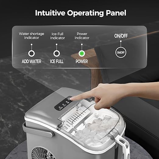Crzoe Countertop Ice Maker Machine - Image 3