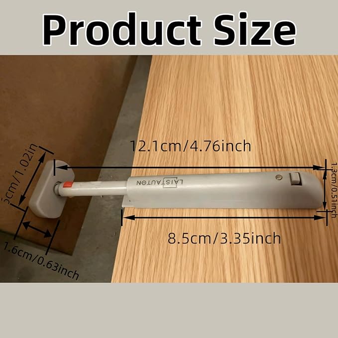 4 Sets Push Open Door Latch Touch Latches Push Latch Damping rebounder - Image 4