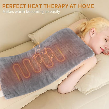 Massaging Weighted Heating Pad for Back Pain Relief, Heating Pads for Neck - Image 6