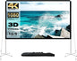 Projector Screen and Stand 100 Inch Portable Outdoor Projection Screen 16:9 4K by AODIOU